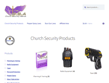 Tablet Screenshot of churchsecuritystore.com